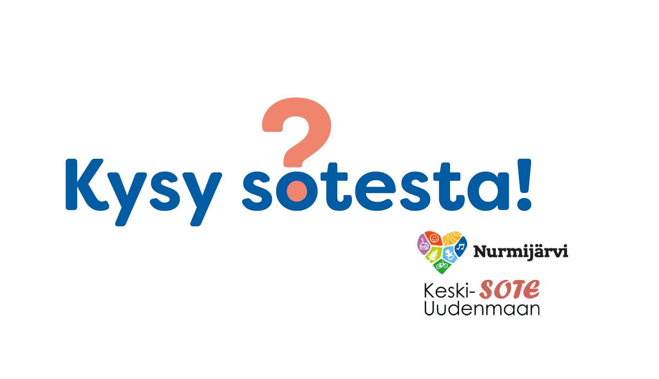 Kysy sotesta -logo