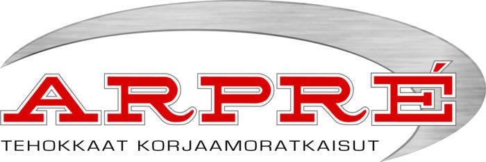 Arpré Oy:n logo, joka on myös linkki yrityksen ilmastotyötä esittelevälle sivulle.