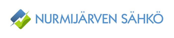 Nurmijärven Sähkön logo,joka on myös linkki yrityksen ilmastotyötä esittelevälle sivulle.
