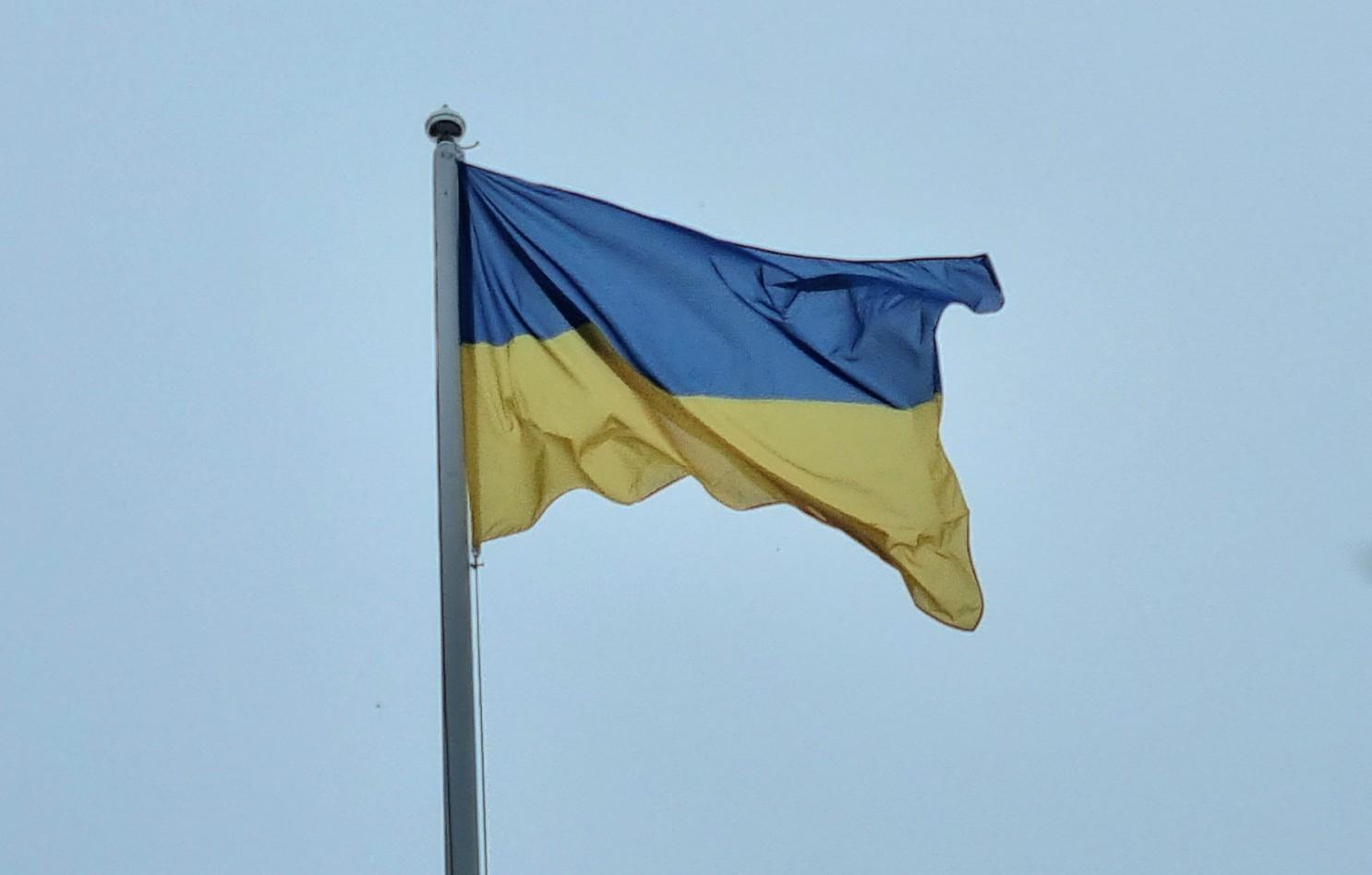 Ukrainan lippu_kunnanvirasto 24.8.2022