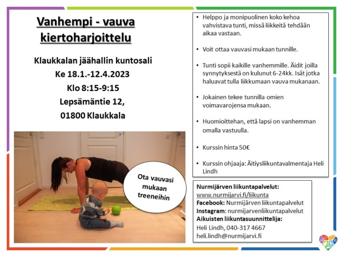 Vanhempi- vauva kiertoharjoittelu