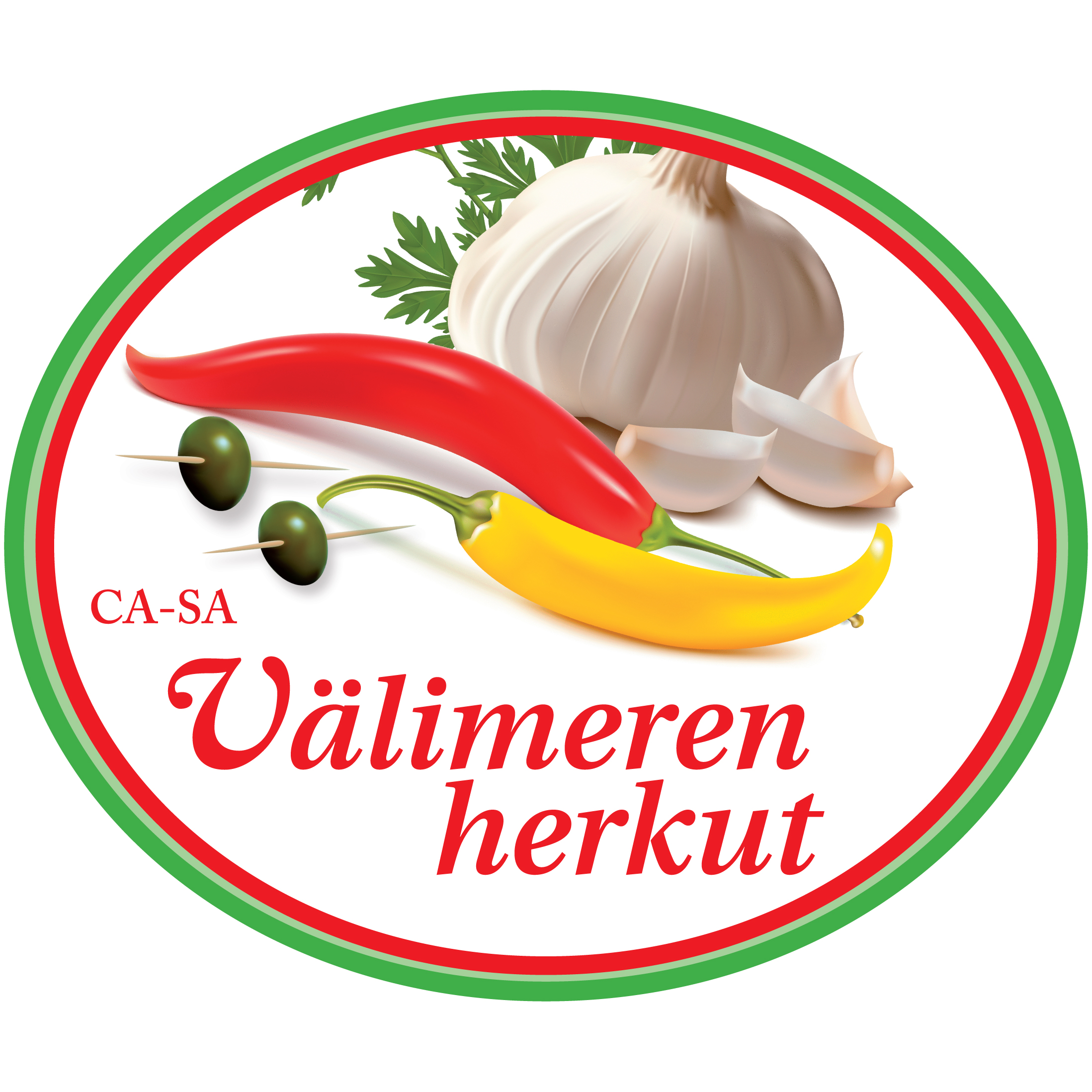 Ca-Sa Välimeren herkut OY logo.