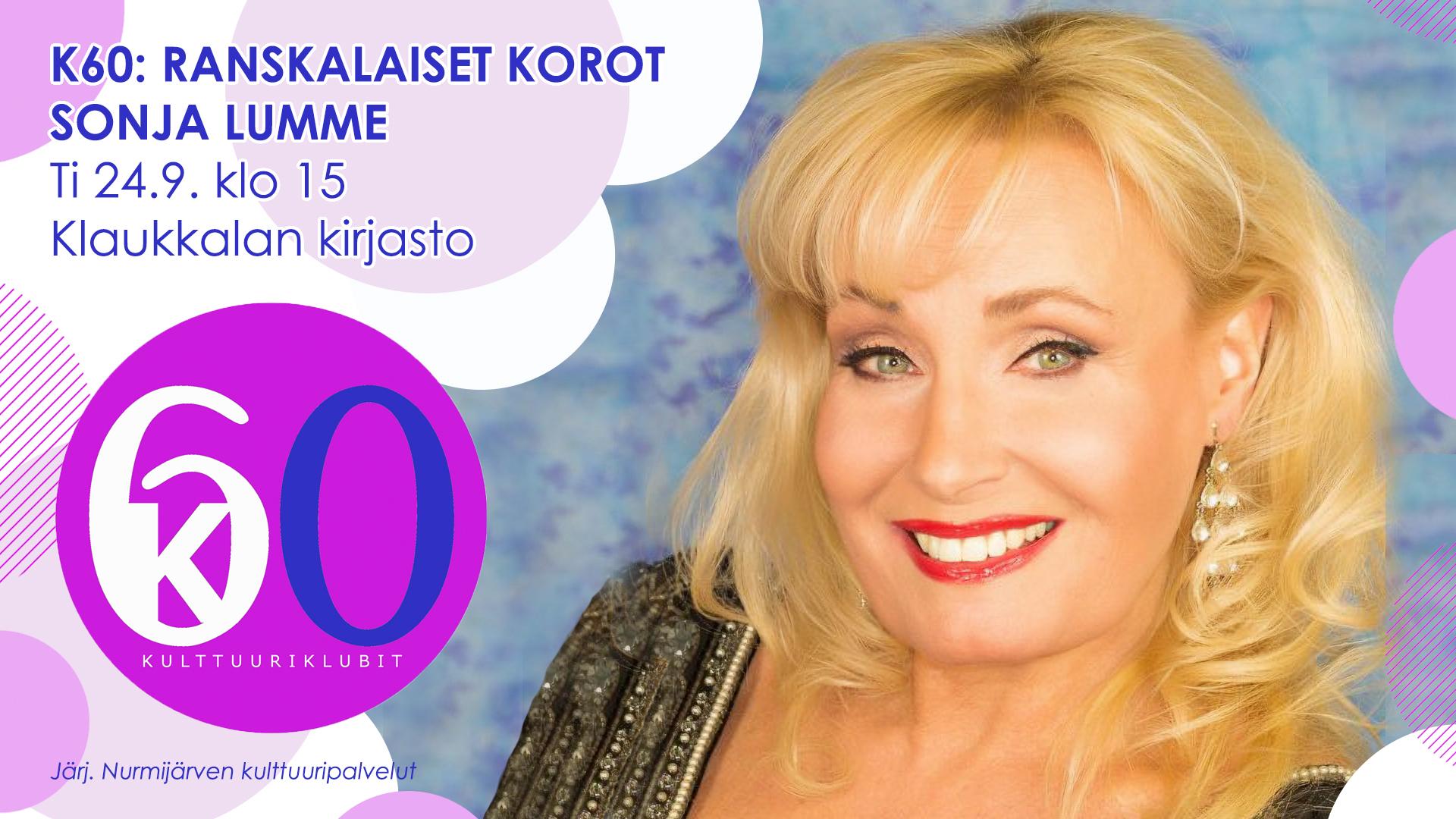 K60 Konsertti Ranskalaiset Korot Sonja Lumme Klaukkalan Kirjastolla k60-konsertti-ranskalaiset-korot-sonja-lumme-klaukkalan-kirjastolla
