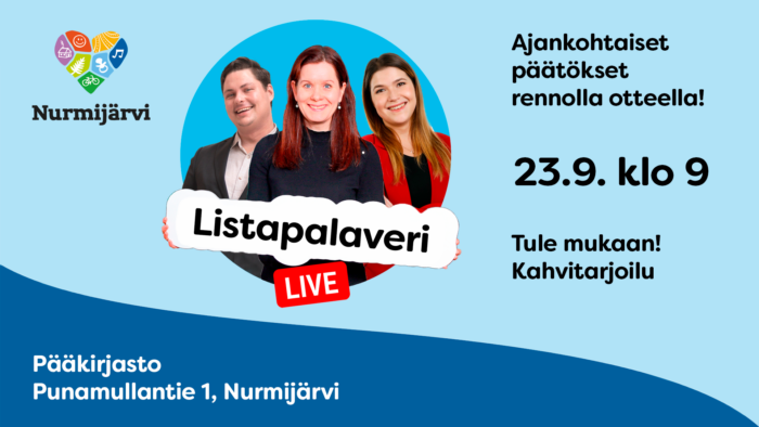 Listapalaveri 23.9. mainosbanneri